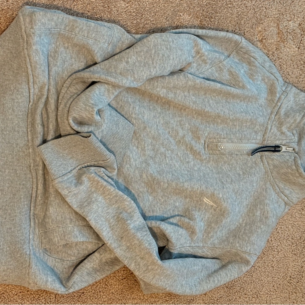 Nautica Gray Crewneck Sweater Soft Cotton Blend